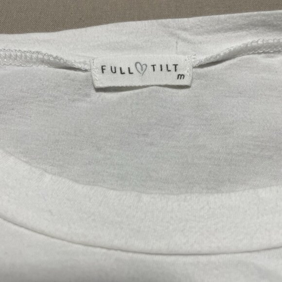 Full Tilt Graphic - Flower Still Life Short Sleeve Tee shirt - White M - Picture 3 of 8